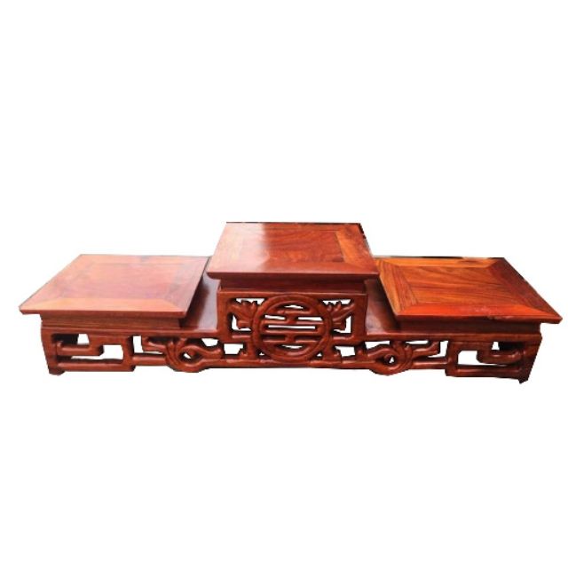 Kệ tam cấp bát hương gỗ hương 20 cm